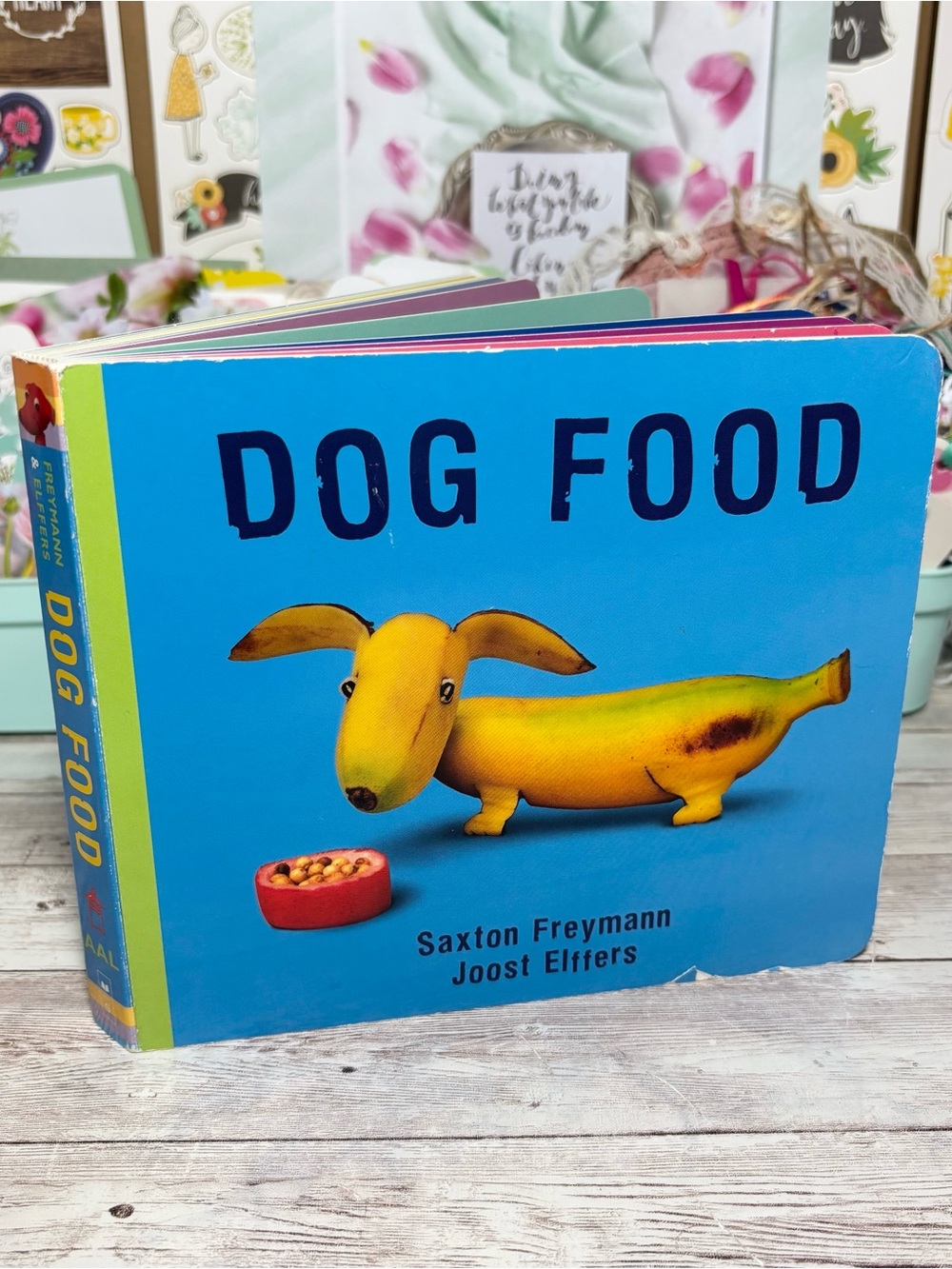 Dog Food Children’s Board Book By Saxton Freymann Joost Elffers Scholastic 2000s